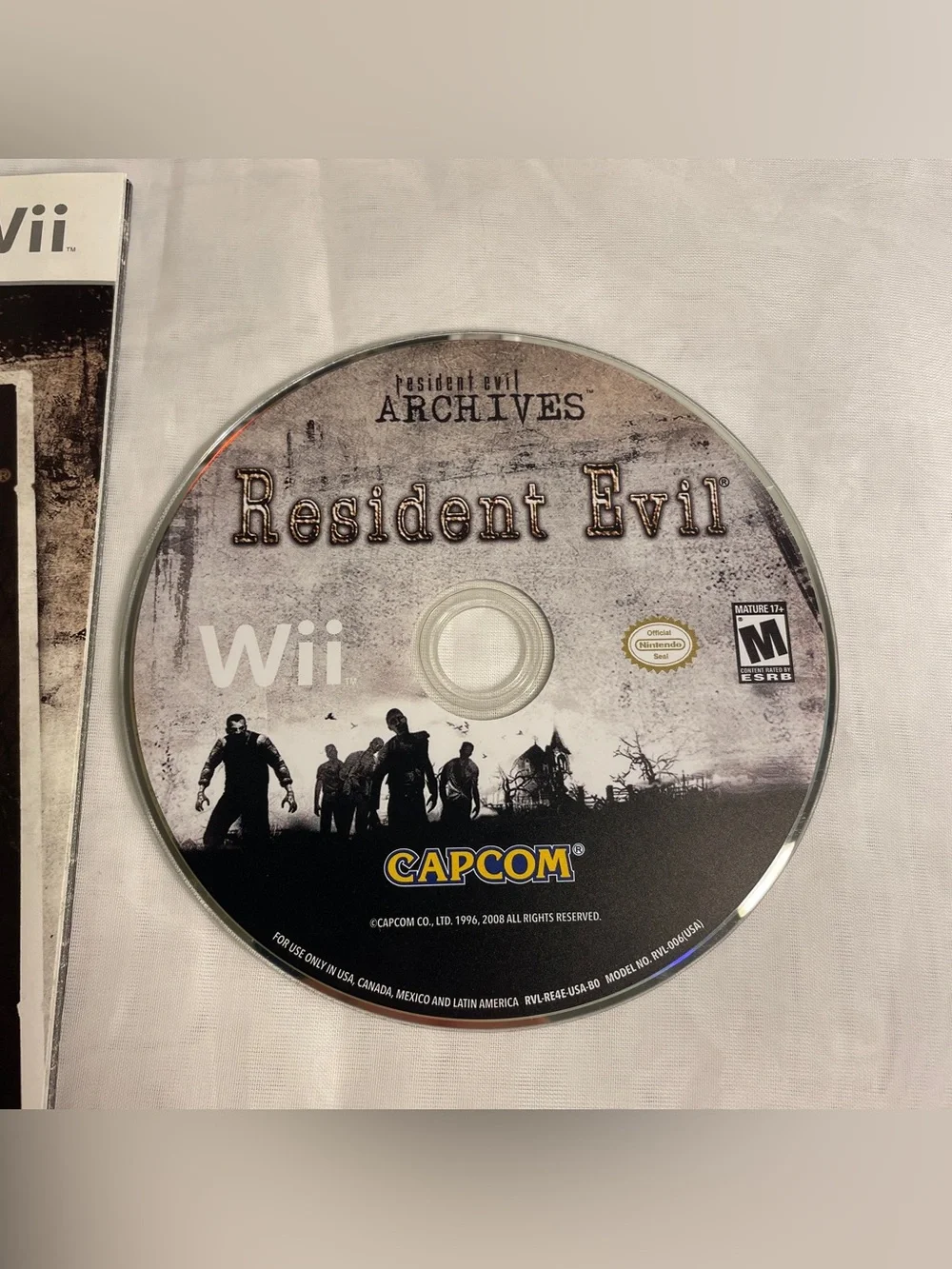 Resident Evil Archives: Resident Evil (Nintendo Wii, 2009) Complete CIB Tested